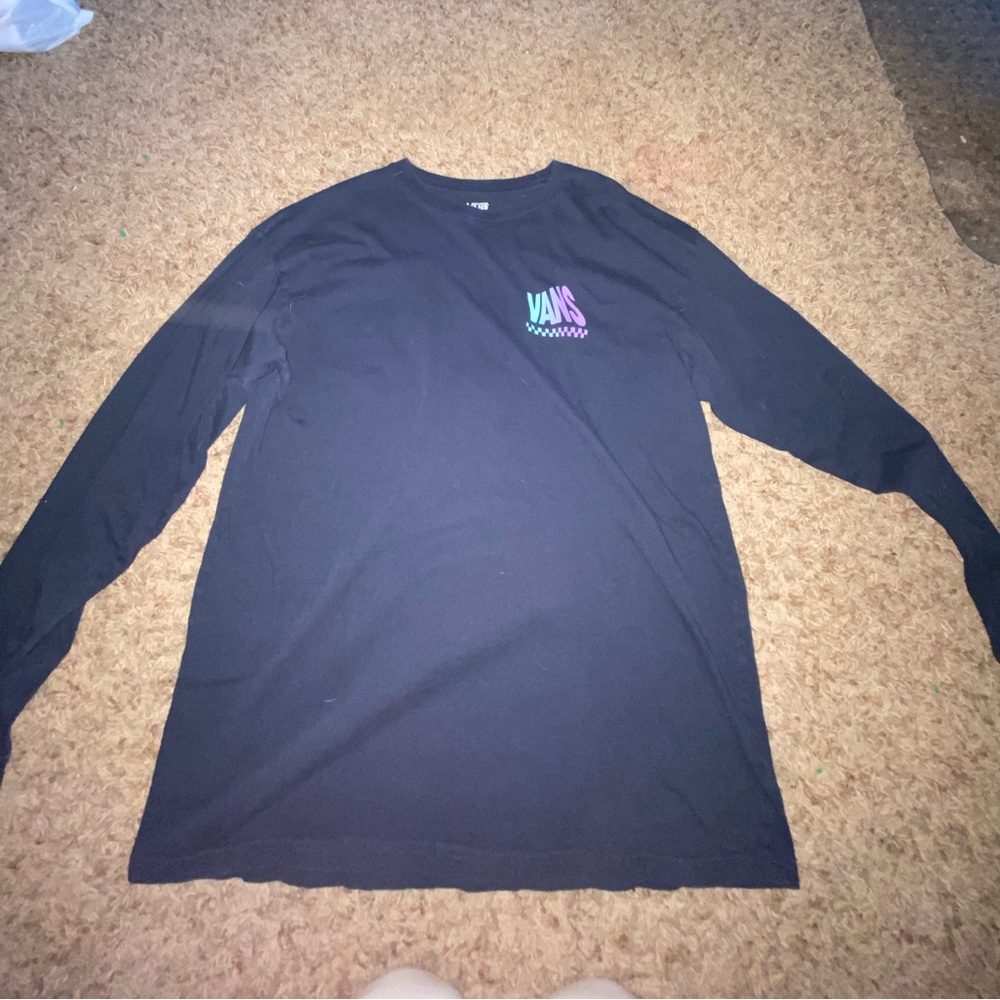Vans long sleeved shirt size large men’s navy blue